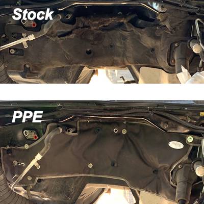 Pacific Performance Engineering - PPE 149000105 Heat/Sound Insulator Firewall 01-07 GM 6.6L Duramax Black