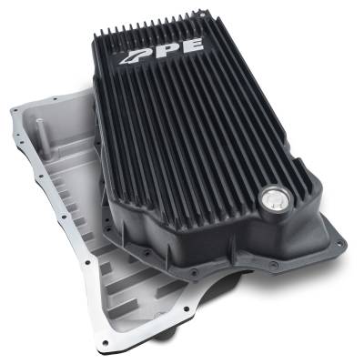 Pacific Performance Engineering - PPE 128051420 Heavy-Duty Cast Deep Transmission Pan for 20-23 GM 6.6L Duramax