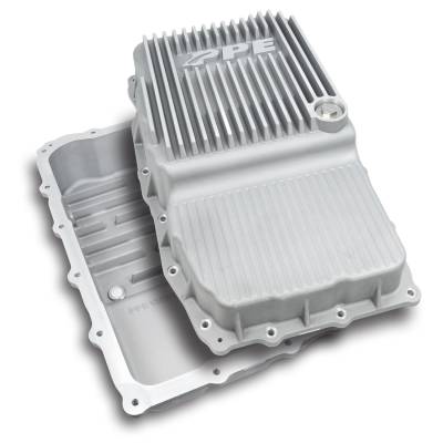 Pacific Performance Engineering - PPE 128051310 Deep Cast Aluminum Transmission Pan Brushed for 19-22 GM w/10L80