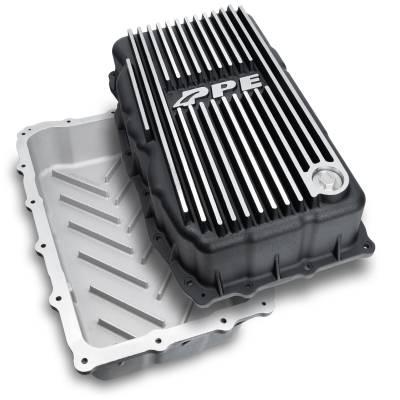 Pacific Performance Engineering - PPE 128051110 Brushed Deep 10L80 Transmission Pan for 20-23 GM Duramax 3.0L
