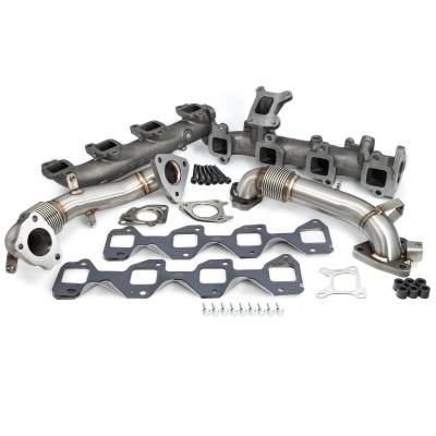 Pacific Performance Engineering - PPE 116112500 Manifolds & Up-Pipes GM 2017-2021 Duramax L5P Raw