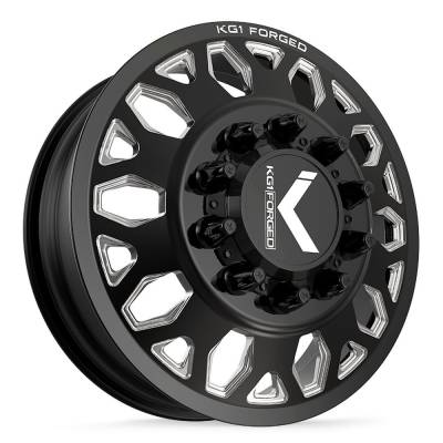 KG1 Wheels - KG1 Wheels KD002 Honor 26x8.25 10x285 145mm Gloss Black/Milled KD002F2682528GPM