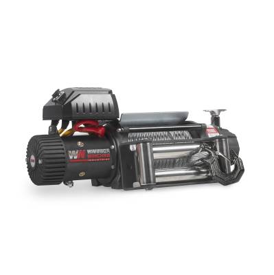 Warrior Winches - Warrior Winches T114S12-CAD T1000 14.5K SevereDuty 12v Electric Steel Rope Winch