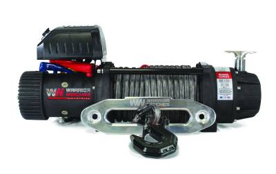 Warrior Winches - Warrior Winches T114A12-CAD T1000 14.5K Severe 12v Electric Synthetic Rope Winch
