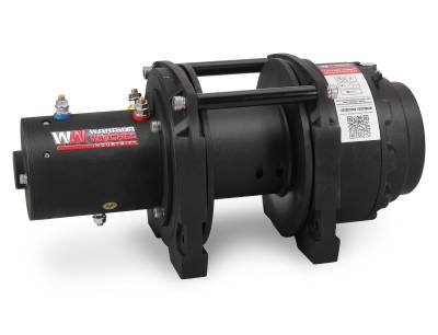 Warrior Winches - Warrior Winches EH2000-CAD EH 2000 Hoist w/Body + Plate