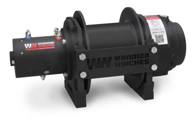 Warrior Winches - Warrior Winches EH4000-CAD 12V Industrial Electric Hoist 6.1hp