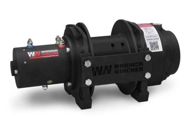 Warrior Winches - Warrior Winches EH2500-CAD 12V Industrial Electric Hoist 6.1hp