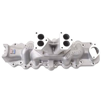 Edelbrock - Edelbrock 1103 Slingshot Dual-Carb Intake Manifold for 1938-53 Ford Flathead