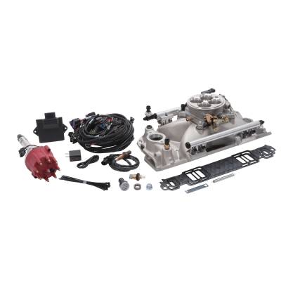 Edelbrock - Edelbrock 35690 Pro-Flo 4 EFI Traditional 4150-Style Kit for Chevy Small-Block