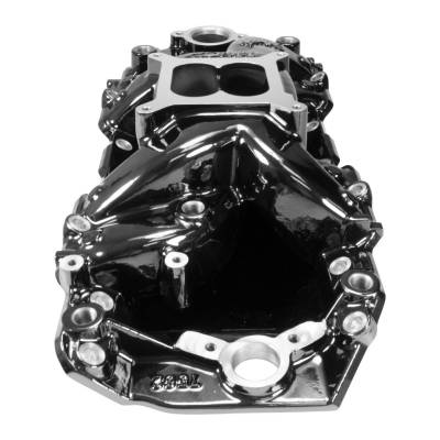 Edelbrock - Edelbrock 7562-BP Black RPM Air-Gap Big Block Chevy 2-R Intake Manifold