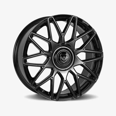 Gianna - Gianna Prestigio 22x10.5 BLANK 25mm Gloss Black PRE-22105BLNK2573
