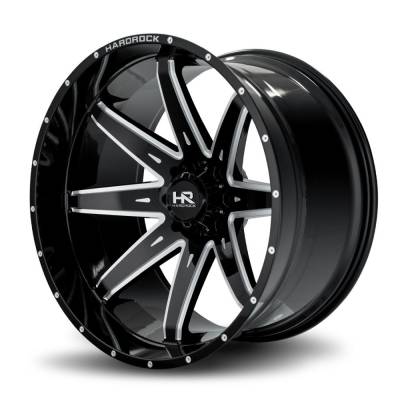 Hardrock Offroad - Hardrock Offroad H502 Painkiller 26x14 5x5.0 -76mm Black/Milled H502-261473176BM