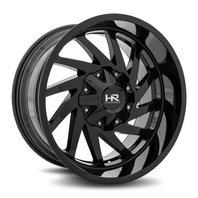 Hardrock Offroad - Hardrock Offroad H704 Crusher 20x10 5x5.0 5x5.5 -19mm Black H704-201052119GB