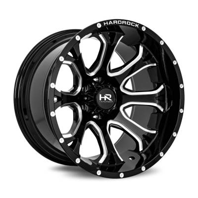 Hardrock Offroad - Hardrock Offroad H505 BloodShot 20x12 6x135 -44mm Black/Milled H505-201236144BM