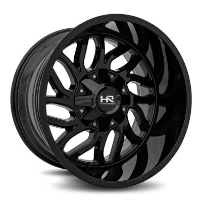 Hardrock Offroad - Hardrock Offroad H707 Destroyer 20x12 8x6.5 -51mm Gloss Black H707-201281151GB