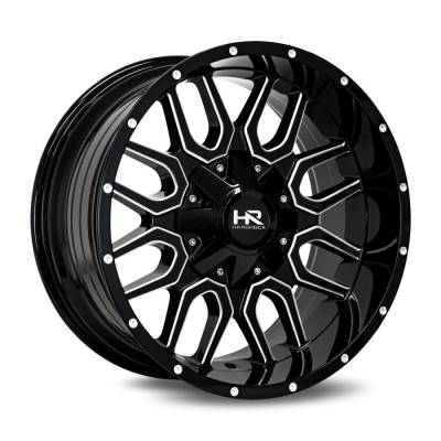 Hardrock Offroad - Hardrock Offroad H709 Commander 20x10 5x150/5.5 -19mm Black H709-201097119GBM