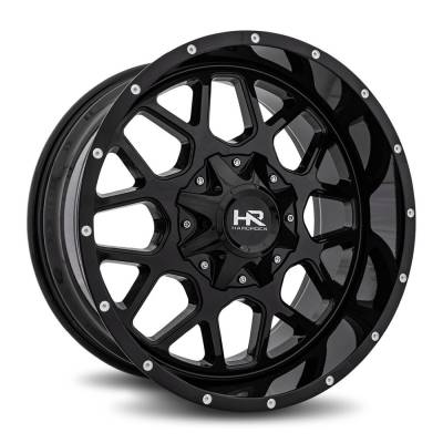 Hardrock Offroad - Hardrock Offroad H705 Gunner 20x10 5x150/5.5 -19mm Gloss Black H705-201097119GB