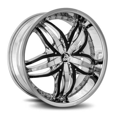 Diablo Wheels - Diablo Wheels Angel 20x8.5 BLANK 20mm Chrome ANG-208BLNK2073