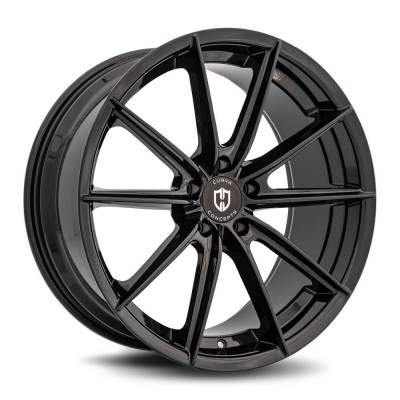 Curva Concepts - Curva Concepts C46 20x10.5 5x115 25mm Gloss Black C46-201051152571BLK