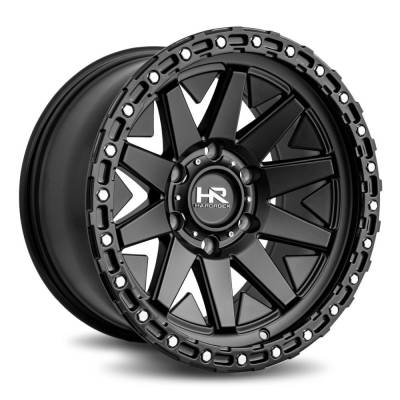 Hardrock Offroad - Hardrock Offroad H106 17x9 6x135 -12mm Matte Black/Black H106-179036112BB