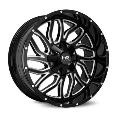 Hardrock Offroad - Hardrock Offroad H707 Destroyer 22x10 5x5.0 5x5.5 -25mm Black H707-221052125GBM
