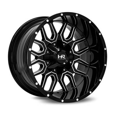Hardrock Offroad - Hardrock Offroad H709 Commander 20x12 5x150/5.5 -51mm Black H709-201297151GBM