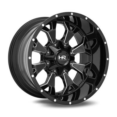 Hardrock Offroad - Hardrock Offroad H711 Devastator 20x12 6x135/5.5 -51mm Black H711-201237151GBM