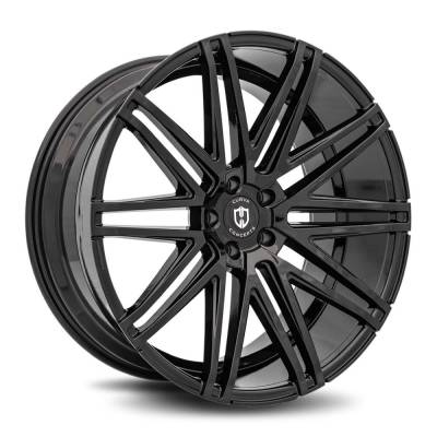 Curva Concepts - Curva Concepts C48 20x10.5 BLANK 25mm Gloss Black C48-20105BLNK2571BLK