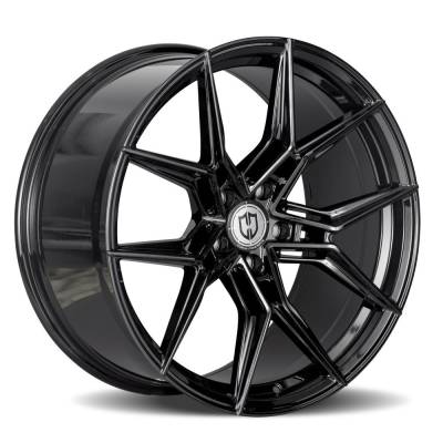 Curva Concepts - Curva Concepts CFF43 20x10 5x112 38mm Gloss Black CFF43-20101123866B