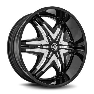 Diablo Wheels - Diablo Wheels DE Elite 26x10 BLANK 15mm Gloss Black DE-261BLNK1578B