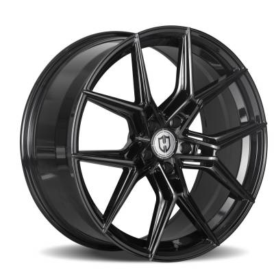 Curva Concepts - Curva Concepts CFF43 20x8.5 5x112 32mm Gloss Black CFF43-20851123266B