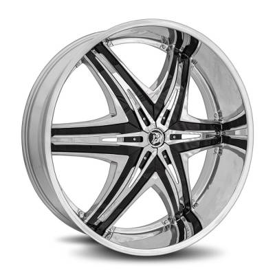 Diablo Wheels - Diablo Wheels DE Elite 28x10 BLANK 30mm Chrome DE-281BLNK3078L