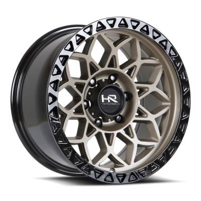 Hardrock Offroad - Hardrock Offroad H108 17x9 5x5.0 1mm Matte Bronze/Black H108-179073001BR