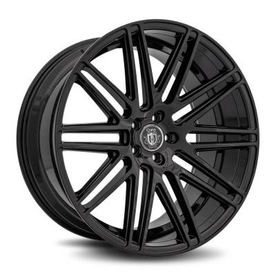 Curva Concepts - Curva Concepts C50 22x10.5 5x112 40mm Gloss Black C50-221051124066BLK