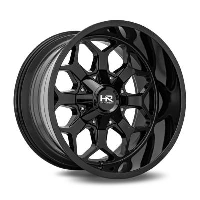 Hardrock Offroad - Hardrock Offroad H712-201081119GB H712 Indestructible 20x10 8x6.5 -19mm Black