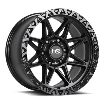 Hardrock Offroad - Hardrock Offroad H109 17x9 5x5.0 1mm Matte Black/Black H109-179073001BB