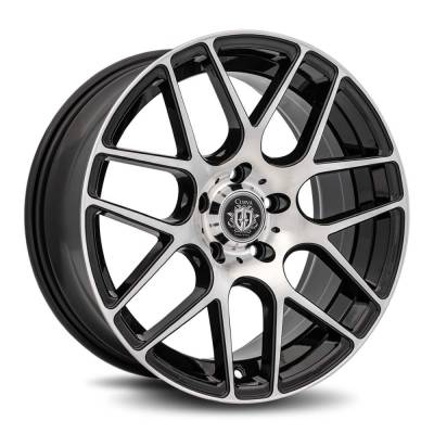 Curva Concepts - Curva Concepts C7 19x9.5 5x120 40mm Gloss Black/Machined C7-19951204072BMF