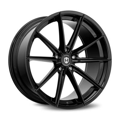 Curva Concepts - Curva Concepts CFF46 22x10 BLANK 25mm Gloss Black CFF46-2210BLNK2571BLK