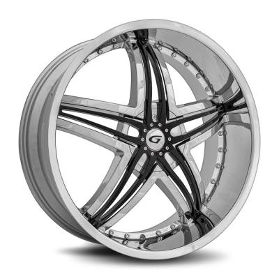 Diablo Wheels - Diablo Wheels G1 Blitz 24x10 6x135/5.5 35mm Chrome G1-2416D593587L