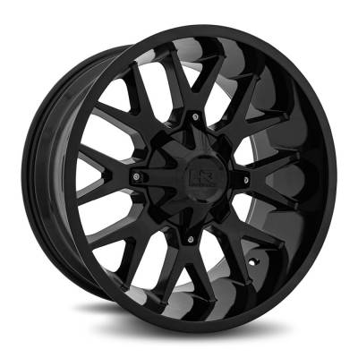 Hardrock Offroad - Hardrock Offroad H700 Affliction 20x10 5x5.0 5x5.5 -19mm Black H700-201052119GB