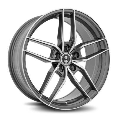Curva Concepts - Curva Concepts CFF25 20x10 5x112 40mm Gunmetal/Machined CFF25-20101124073GMMF