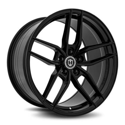 Curva Concepts - Curva Concepts CFF25 20x10 BLANK 40mm Gloss Black CFF25-2010BLNK4073BLK