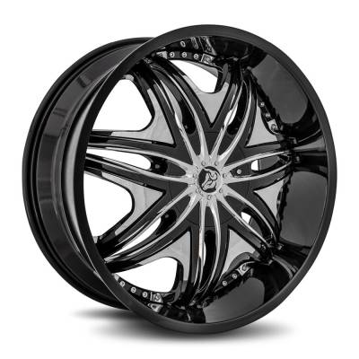 Diablo Wheels - Diablo Wheels Morpheus 22x9.5 BLANK 13mm Gloss Black MOR-229BLNK1373B