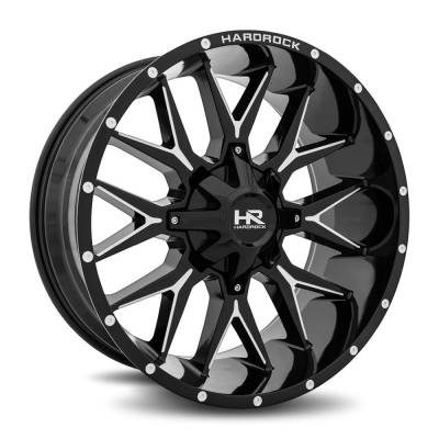 Hardrock Offroad - Hardrock Offroad H700 Affliction 22x10 8x170 -19mm Black H700-221070119GBM
