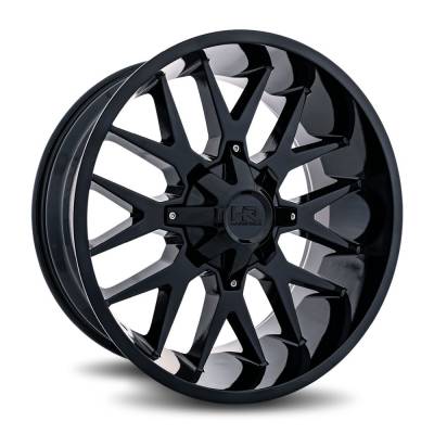 Hardrock Offroad - Hardrock Offroad H700 Affliction 22x10 8x180 -19mm Gloss Black H700-221078119GB