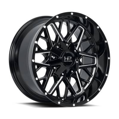 Hardrock Offroad - Hardrock Offroad H714 Bomber 20x10 5x150/5.5 -19mm Black H714-201097119GBM