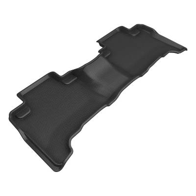 3D MAXpider - 3D MAXpider L1LX07921509 KAGU 2nd Row Black Floor Mat for 03-09 Lexus GX470