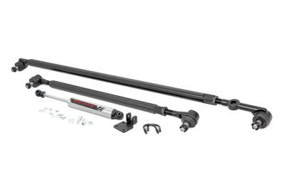Rough Country Suspension Systems - Rough Country 10613V2 HD Steering Kit w/Stabilizer Combo for Jeep XJ/MJ/TJ