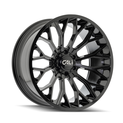 Cali Offroad - Cali Offroad 9119-2183GB-19 Evoke 9119 Gloss Black 20x10 6x5.5 -19mm 106mm CB