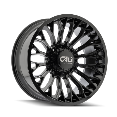 Cali Offroad - Cali Offroad 9119-2178GB-19 Evoke 9119 Gloss Black 20x10 8x170 -19mm 124.1mm CB